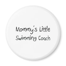Mommys Little Swimming Coach magnets by tshirtshirts Mommys Little Swimming Coach magnets