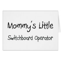 Mommys Little Switchboard Operator cards by tshirtshirts Mommys Little Switchboard Operator cards