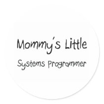 Mommys Little Systems Programmer stickers