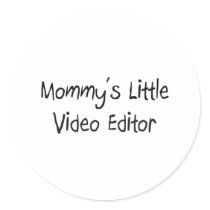 Mommys Little Video Editor stickers by tshirtshirts Mommys Little Video Editor stickers