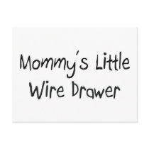 Mommys Little Wire Drawer postcards by tshirtshirts Mommys Little Wire Drawer postcards