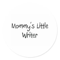 Mommys Little Writer stickers by tshirtshirts Mommys Little Writer stickers