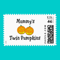Mommy's Twin Pumpkins stamps