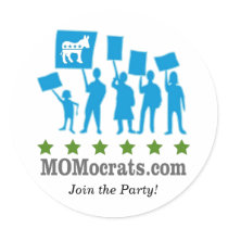 MOMocrats Stickers by Momocrats MOMocrats Stickers