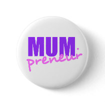 Mompreneur With Dot Hyphen, Two Colors, Two Fonts Buttons