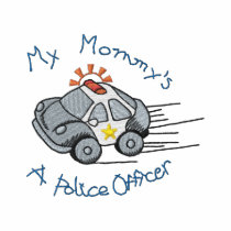 Mom's A Police Officer embroidered shirts by ZazzleEmbroidery Mom's A Police Officer embroidered shirts