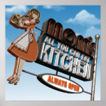 Mom's All You Can Eat Kitchen Poster posters