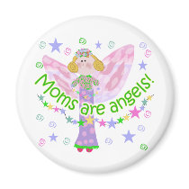 Moms Are Angels magnets