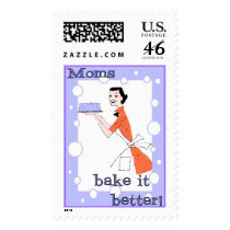 Moms Bake it Better! postage by athenaworkman Moms Bake it Better! postage