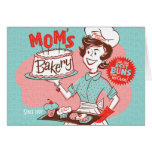 Mom's Bakery Retro Mother's Day Card