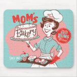 Mom's Bakery Retro Mother's Day Mousepad