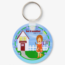 Mom's Bed and Breakfast Keychain by nextstopitaly Mom's Bed and Breakfast Keychain