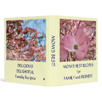 MOM'S BEST RECIPES for Family Friends Dogwood binders