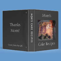 Mom's Cake Recipes binders