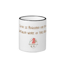 Mom's Coffee Required  Mug