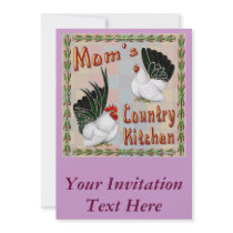 Mom's Country Kitchen Invites