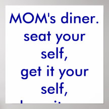 MOM's diner Poster