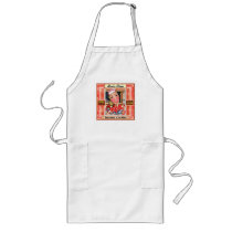 Mom's Diner Retro Kitchen Art Design Apron by jamiecreates1 Mom's Diner Retro Kitchen Art Design Apron