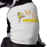 Mom's Diner Retro Waitress Red Head Doggie T Shirt