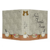 Mom's Favorite Recipes Binder binder
