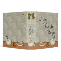 Mom's Favorite Recipes Binder