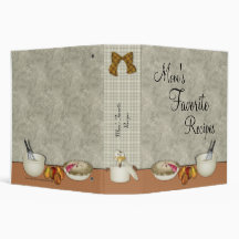 Mom's Favorite Recipes Binder