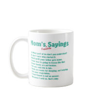 Mom's favorite sayings on gifts for her. mugs