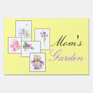 Mom's Garden Yard Sign
