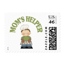 Mom's Helper Postage Stamp