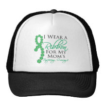 Mom's Inspiring Courage - Liver Cancer Trucker Hats