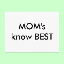 The MUSEUM Artist Series MOM's know BEST postcards