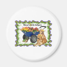 Mom's little helpers fridge magnet