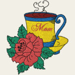 Moms Mothers Day Embroidered Shirt
