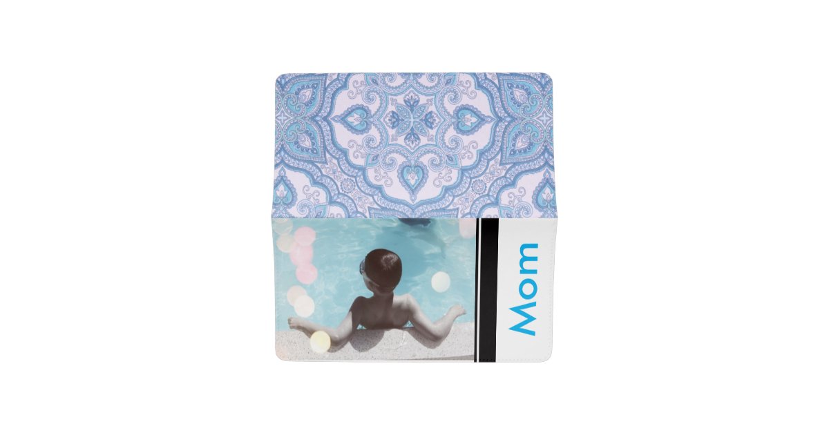 Mom's Photo Checkbook Cover Template Zazzle
