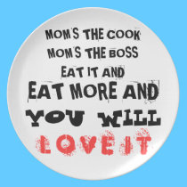 MOMS PLATE COOK BOSS plates