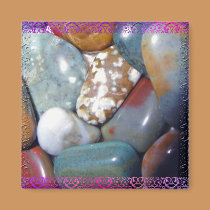 Mom's Polished Rocks #1 magnets by Perlyyyy Mom's Polished Rocks #1 magnets