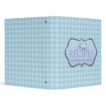 Mom's Powder Blue Recipe Binder