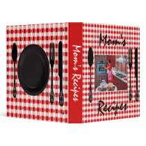 Mom's Recipe Binder, Retro Design