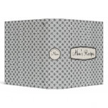 Mom's Recipe Book for Generations, Grey Lattice binders