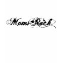 Moms Rock horizontal logo t-shirts