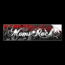 Moms Rock sticker bumper stickers