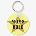 Moms Rule keychain by slamdunksapparel Moms Rule keychain