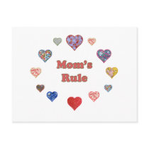 Mom's Rule Postcards
