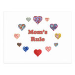 Mom's Rule Postcard