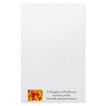Moms stationery Daughters hold your hand Heart