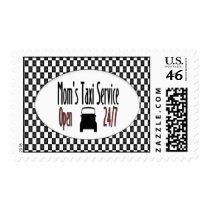 Mom's Taxi Service Postage Stamps