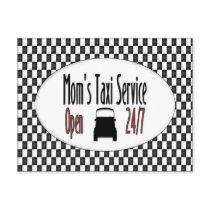 Mom's Taxi Service Postcards