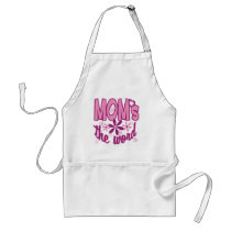 Mom's the Word aprons
