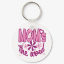 Mom's the Word keychains