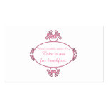 Mom's witty advice: Cake is not for breakfast. Business Card Templates